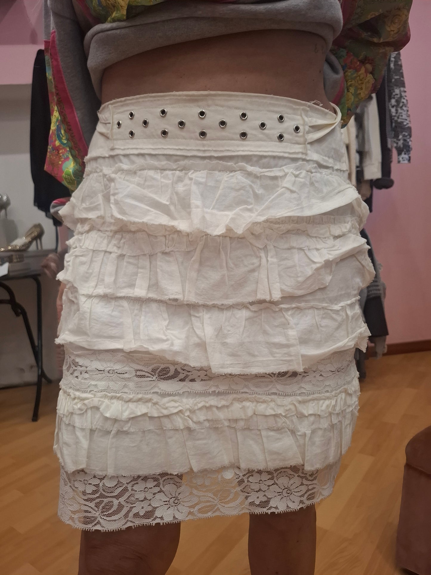 Gonna Alberta Ferretti volant tg 40