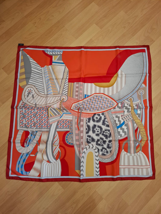Foulard Hermes 'Jan Bjtlik'