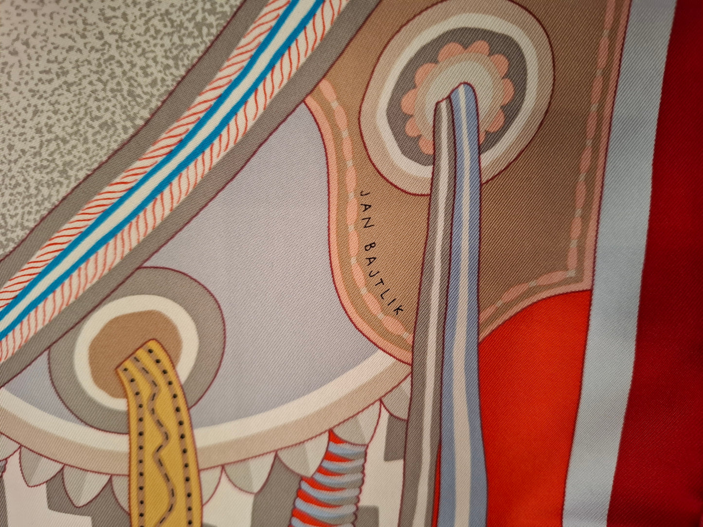 Foulard Hermes 'Jan Bjtlik'