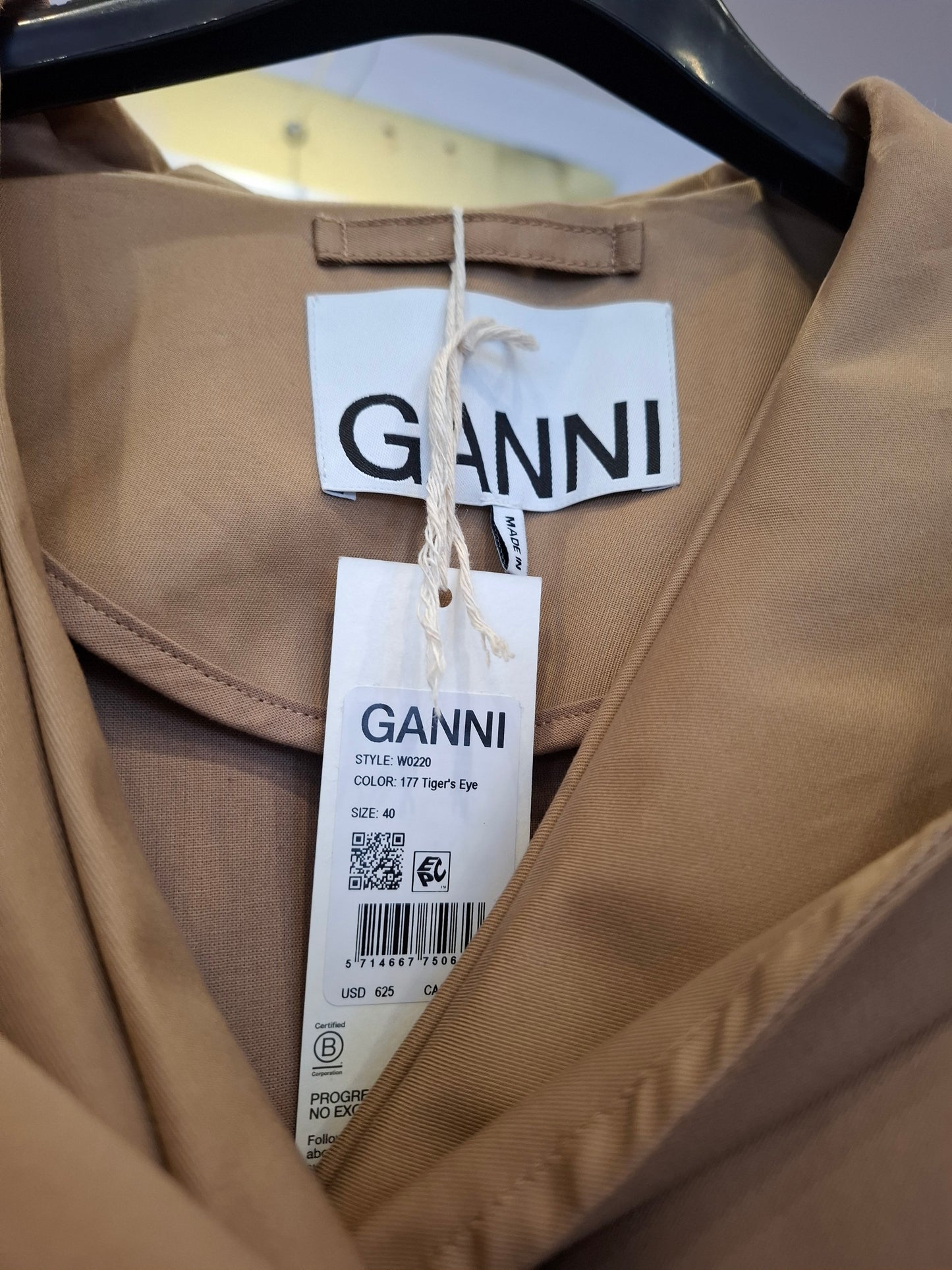 Chiodo Ganni tg 40 nuovo