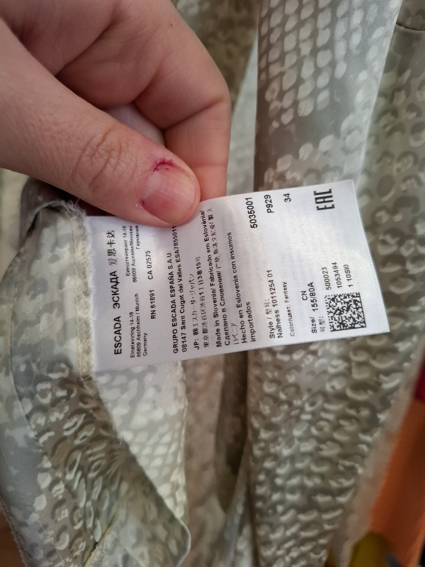 Completo Escada tg 34fr/38it