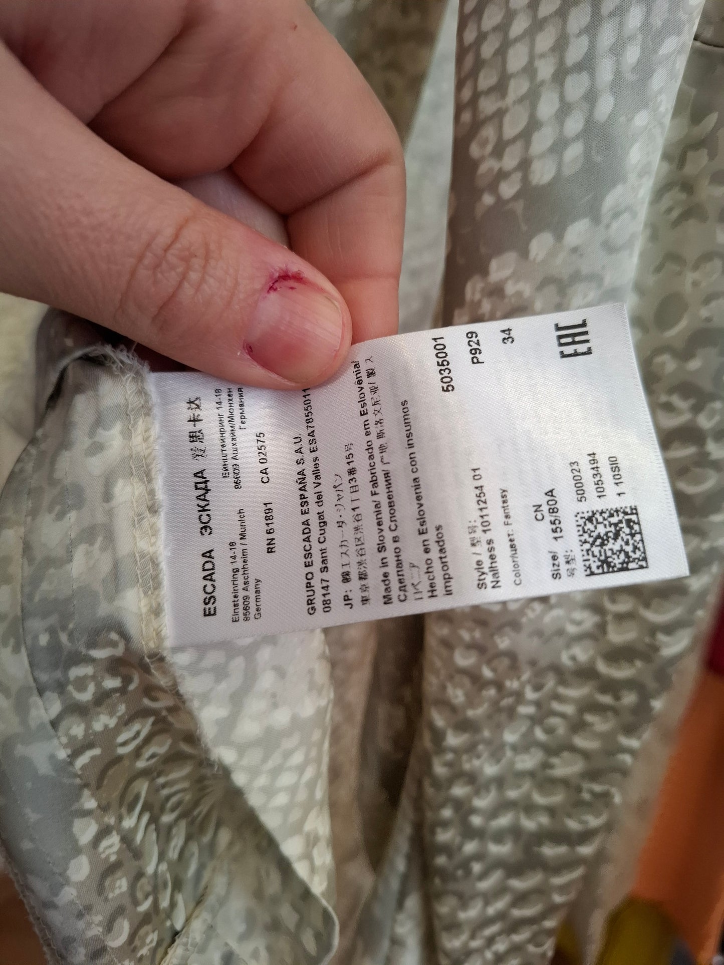 Completo Escada tg 34fr/38it