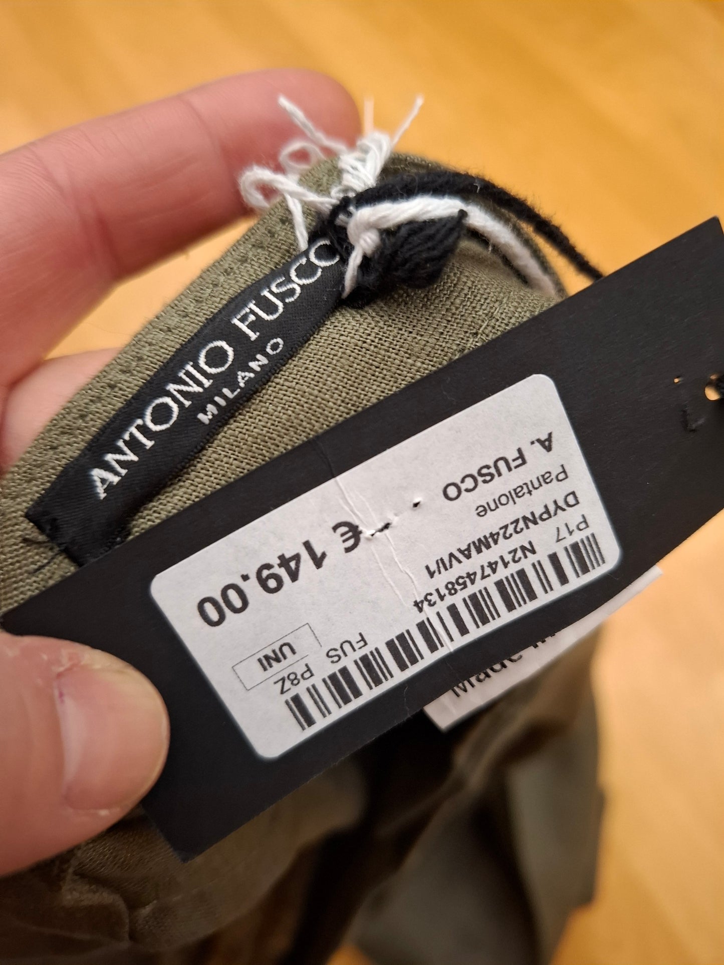 Pantalone Antonio Fusco nuovo tg 44