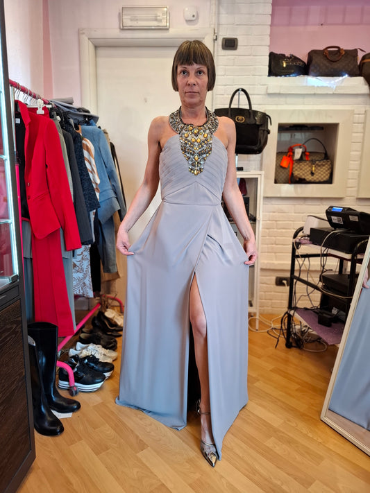 Abito Elisabetta Franchi da cerimonia + blazer abbinato tg 46 ridotta