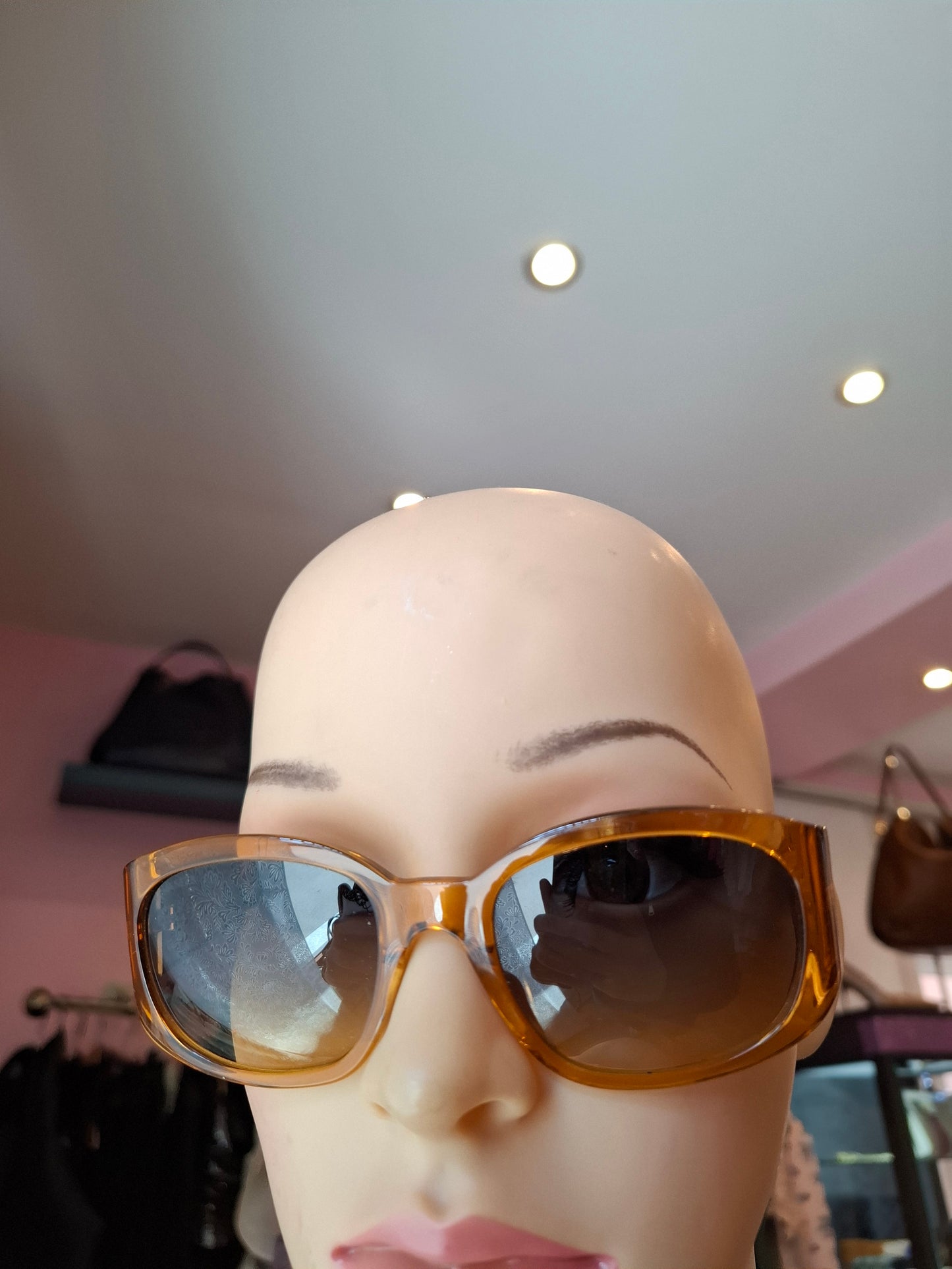 Occhiali Chanel arancio