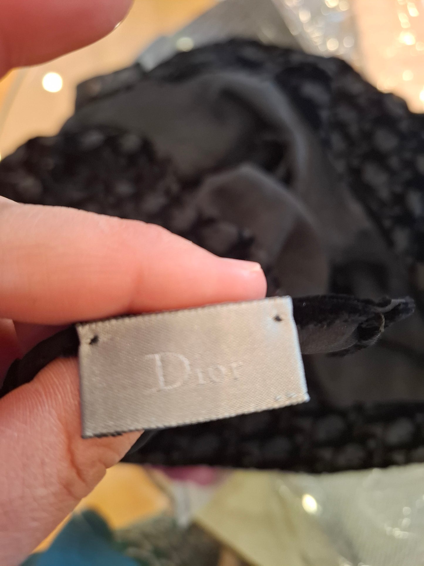 Maxi scialle Dior velluto