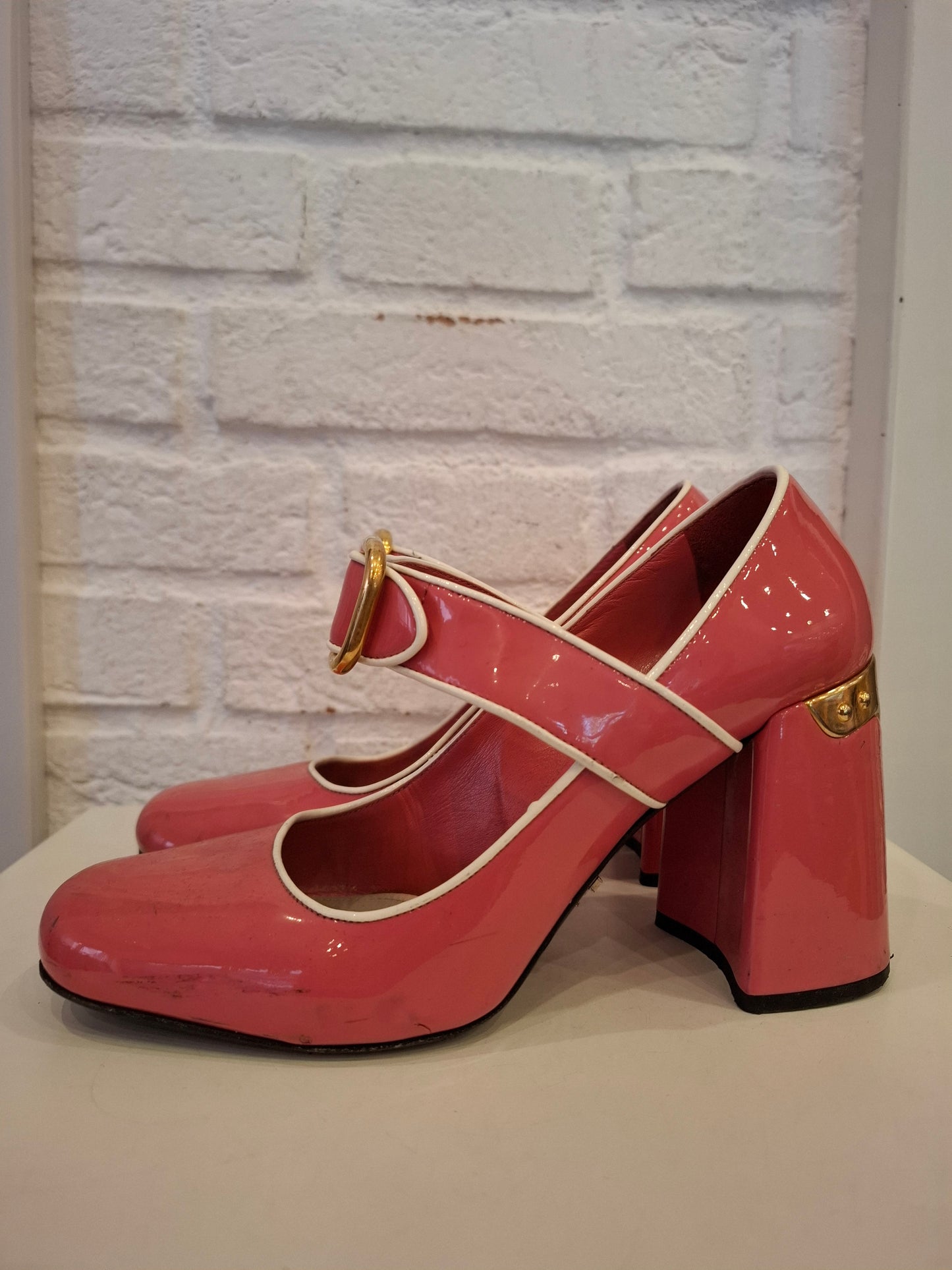 Tacchi Prada rosa n*37