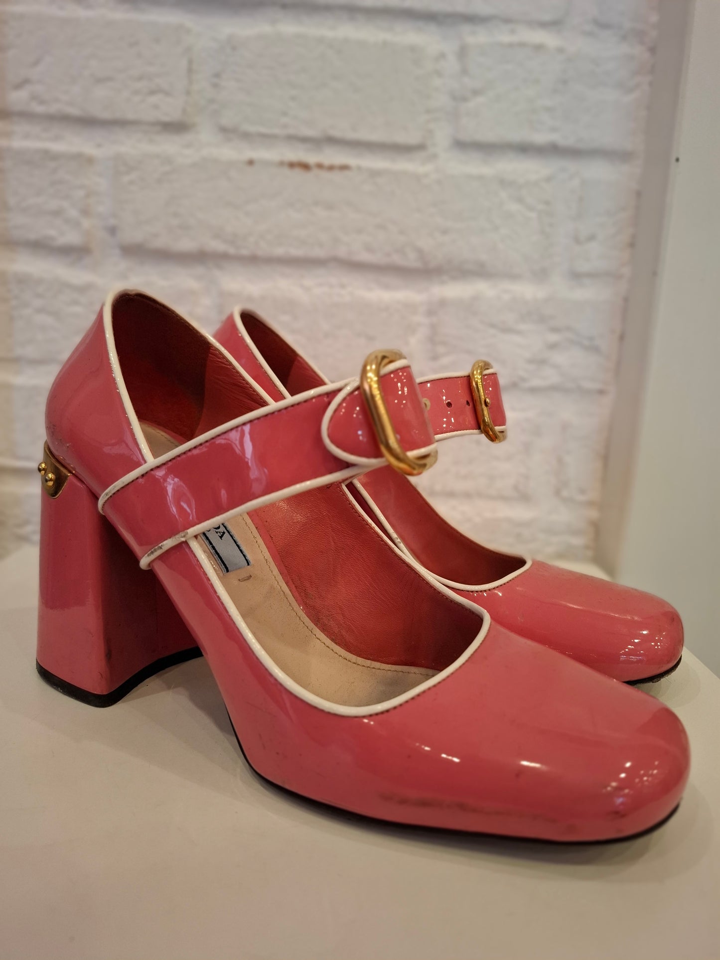 Tacchi Prada rosa n*37