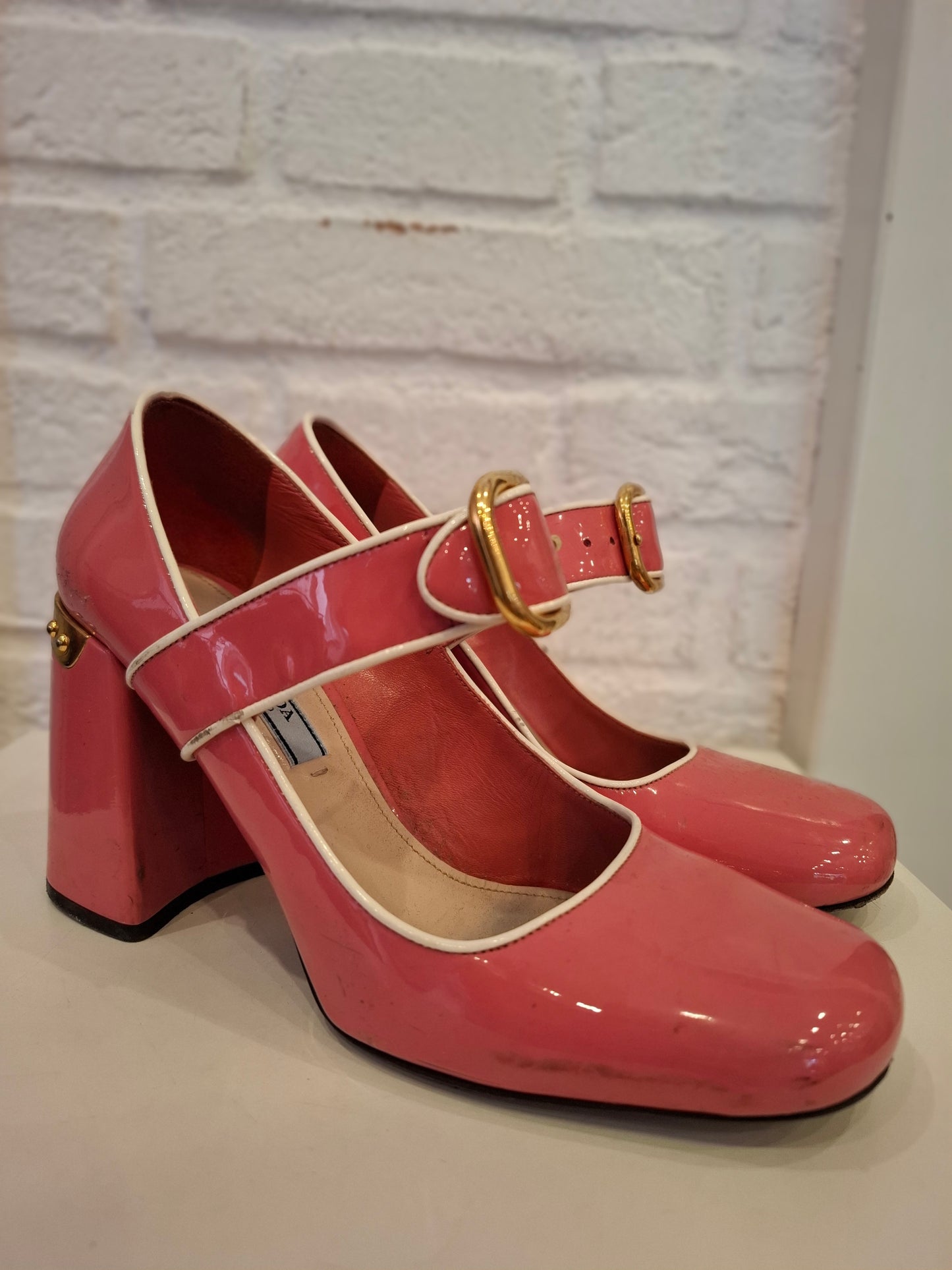 Tacchi Prada rosa n*37
