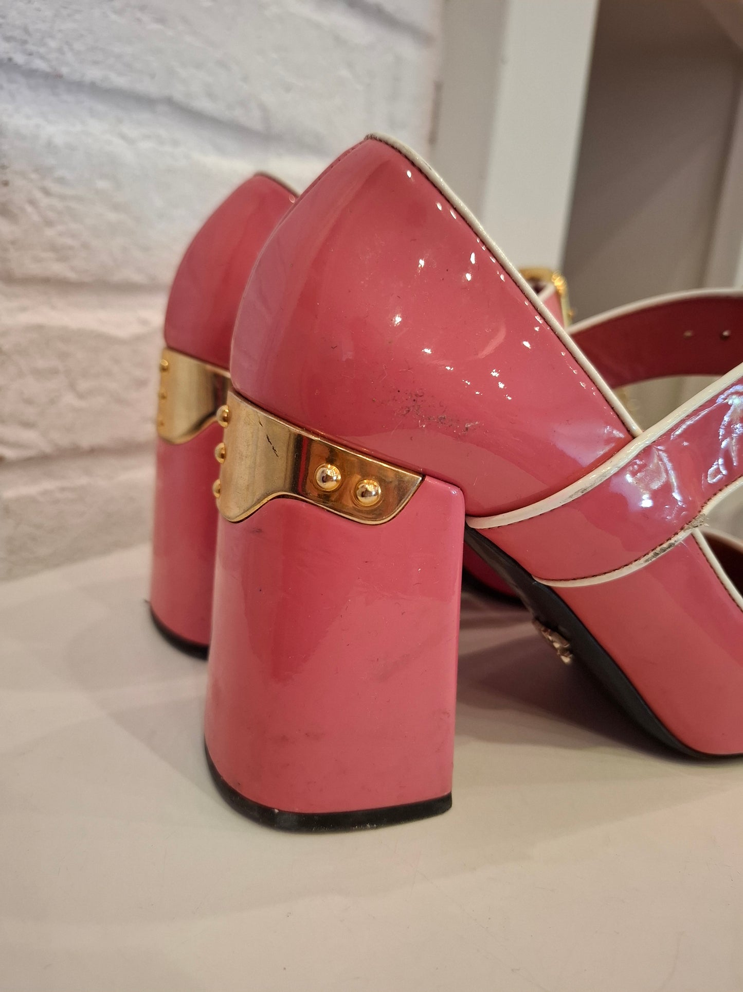 Tacchi Prada rosa n*37