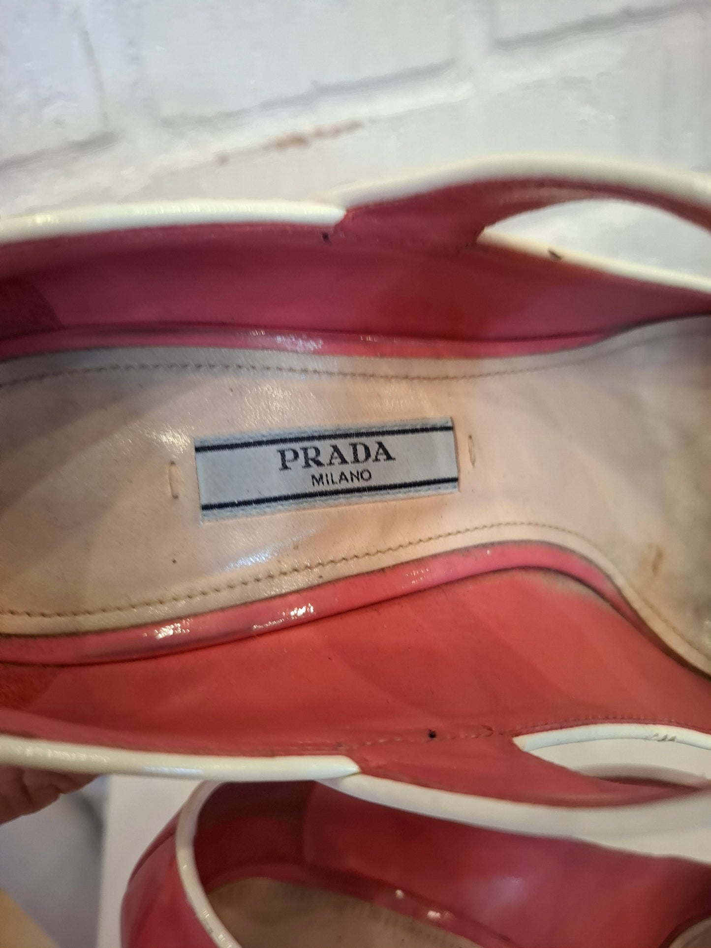 Tacchi Prada rosa n*37