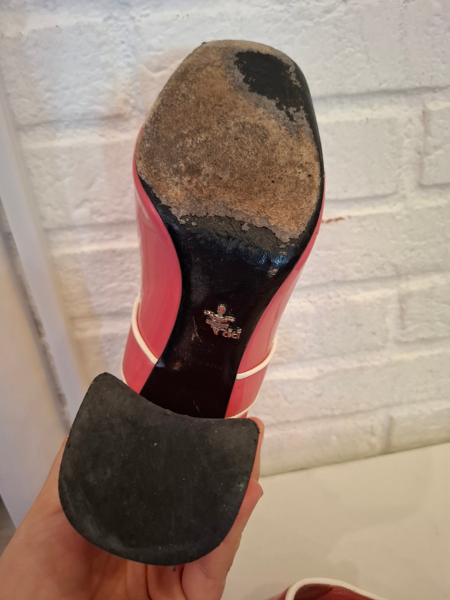 Tacchi Prada rosa n*37