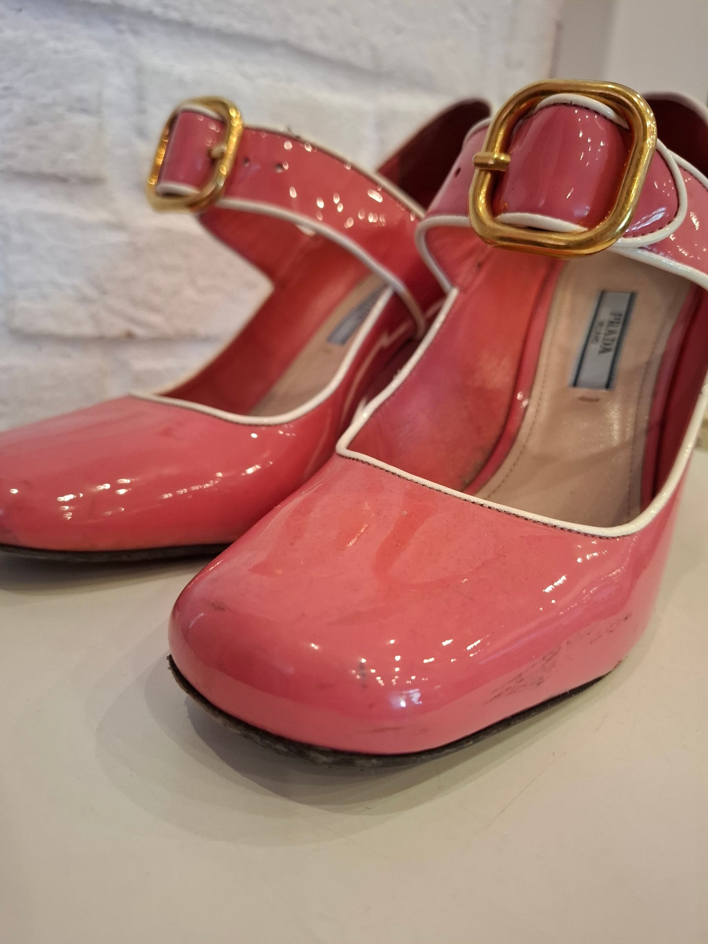 Tacchi Prada rosa n*37
