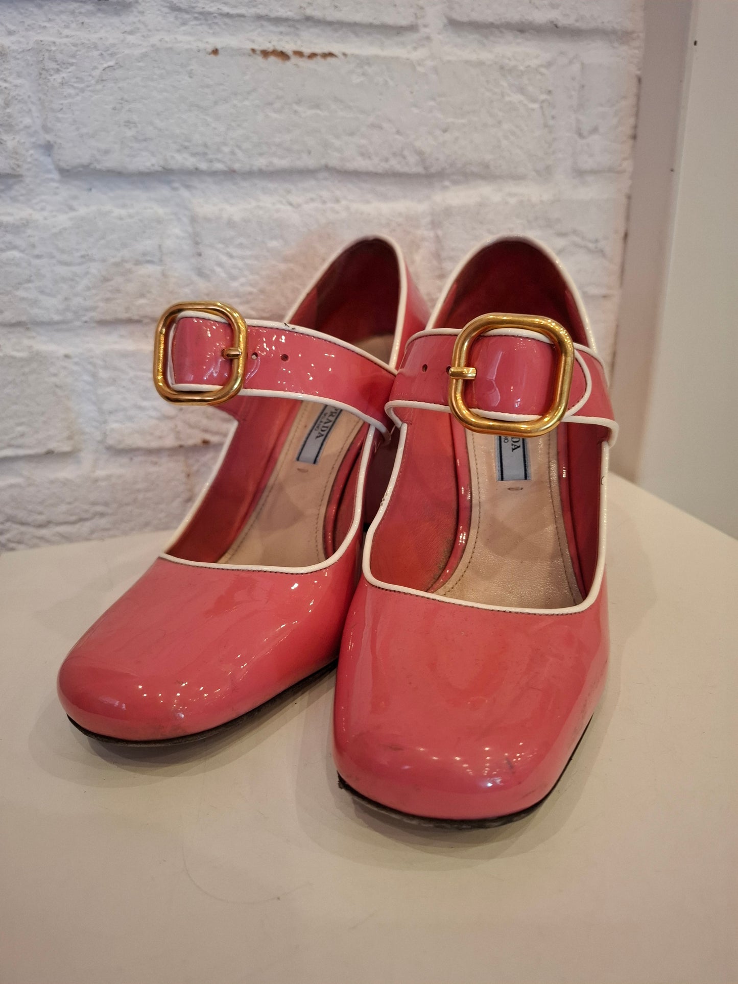 Tacchi Prada rosa n*37