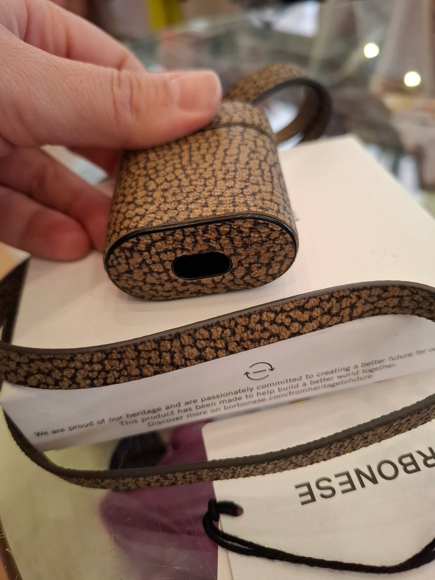 Porta AirPods Borbonese nuovo