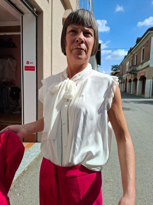 Camicia pura seta Luisa Spagnoli nuova tg XL