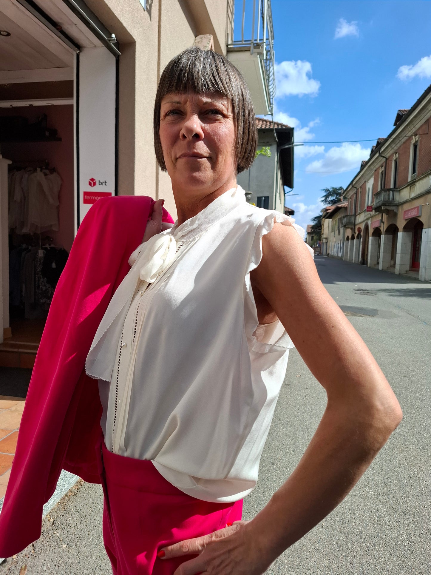 Camicia pura seta Luisa Spagnoli nuova tg XL