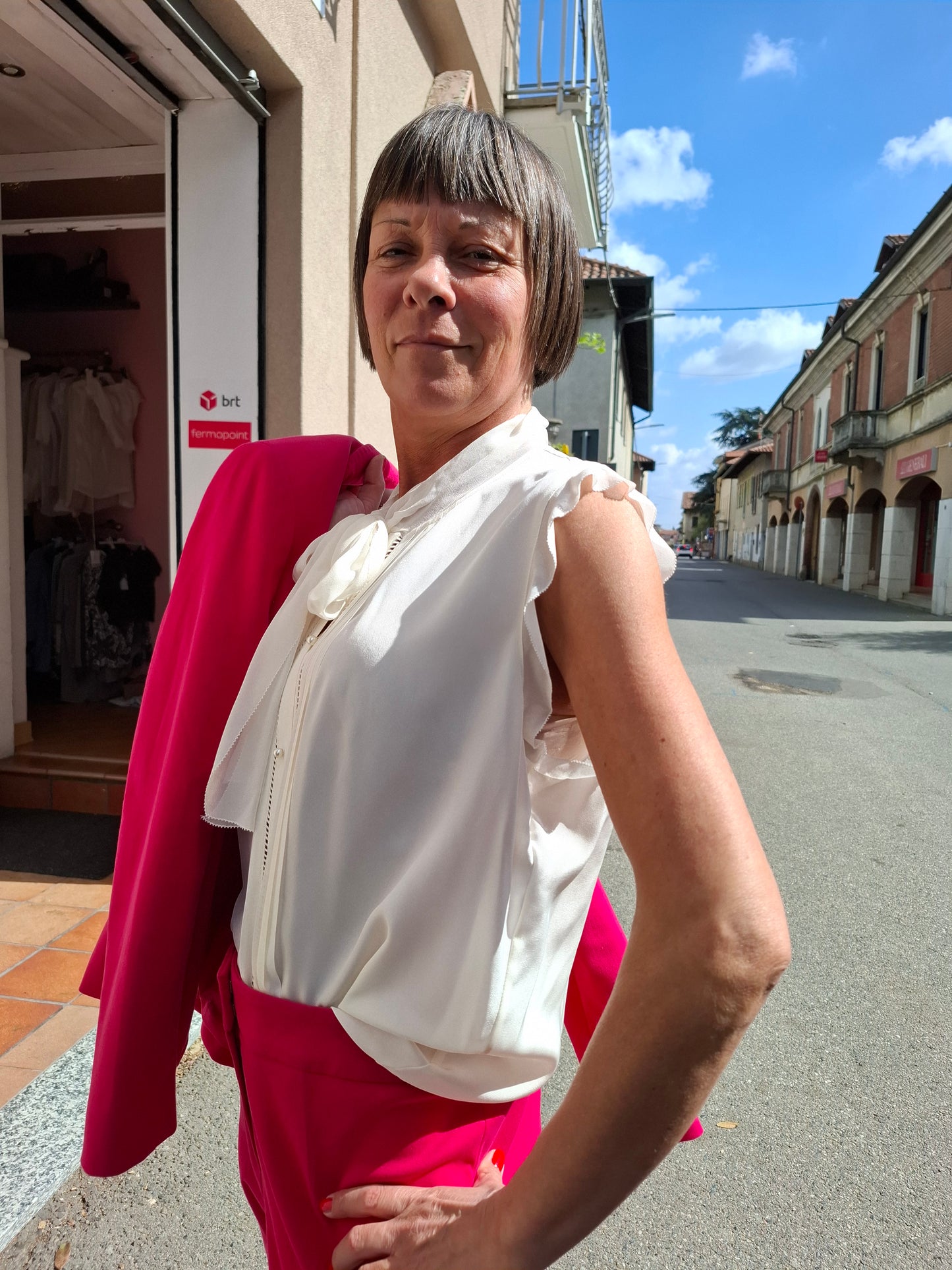 Camicia pura seta Luisa Spagnoli nuova tg XL
