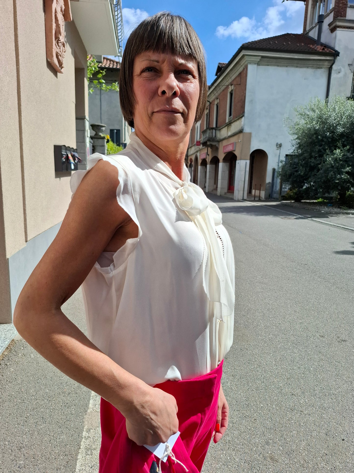 Camicia pura seta Luisa Spagnoli nuova tg XL
