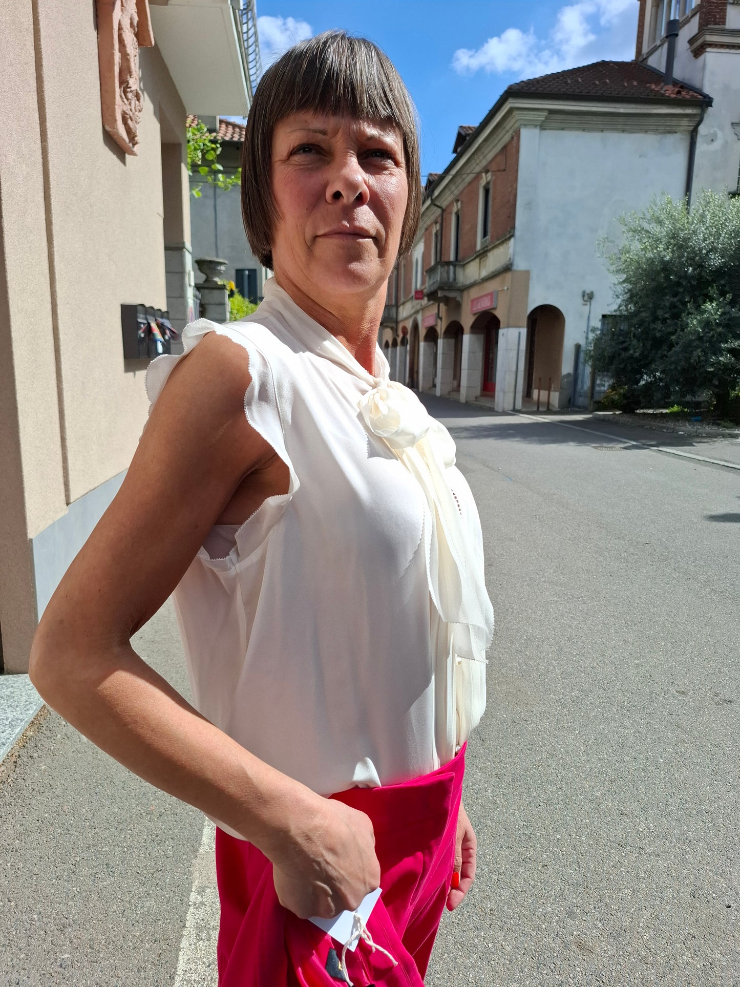 Camicia pura seta Luisa Spagnoli nuova tg XL