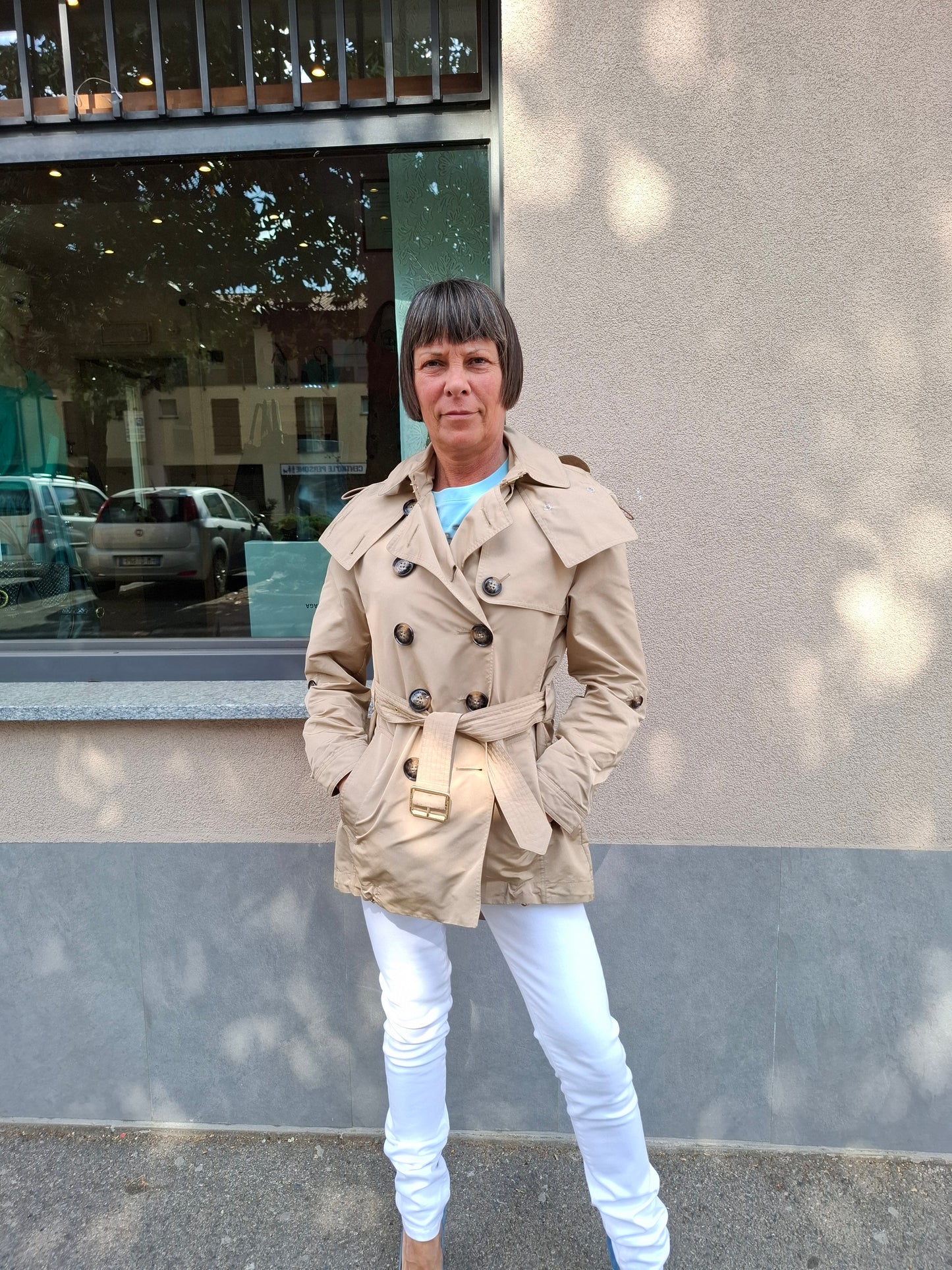 Trench Burberry tg 38 abbondante