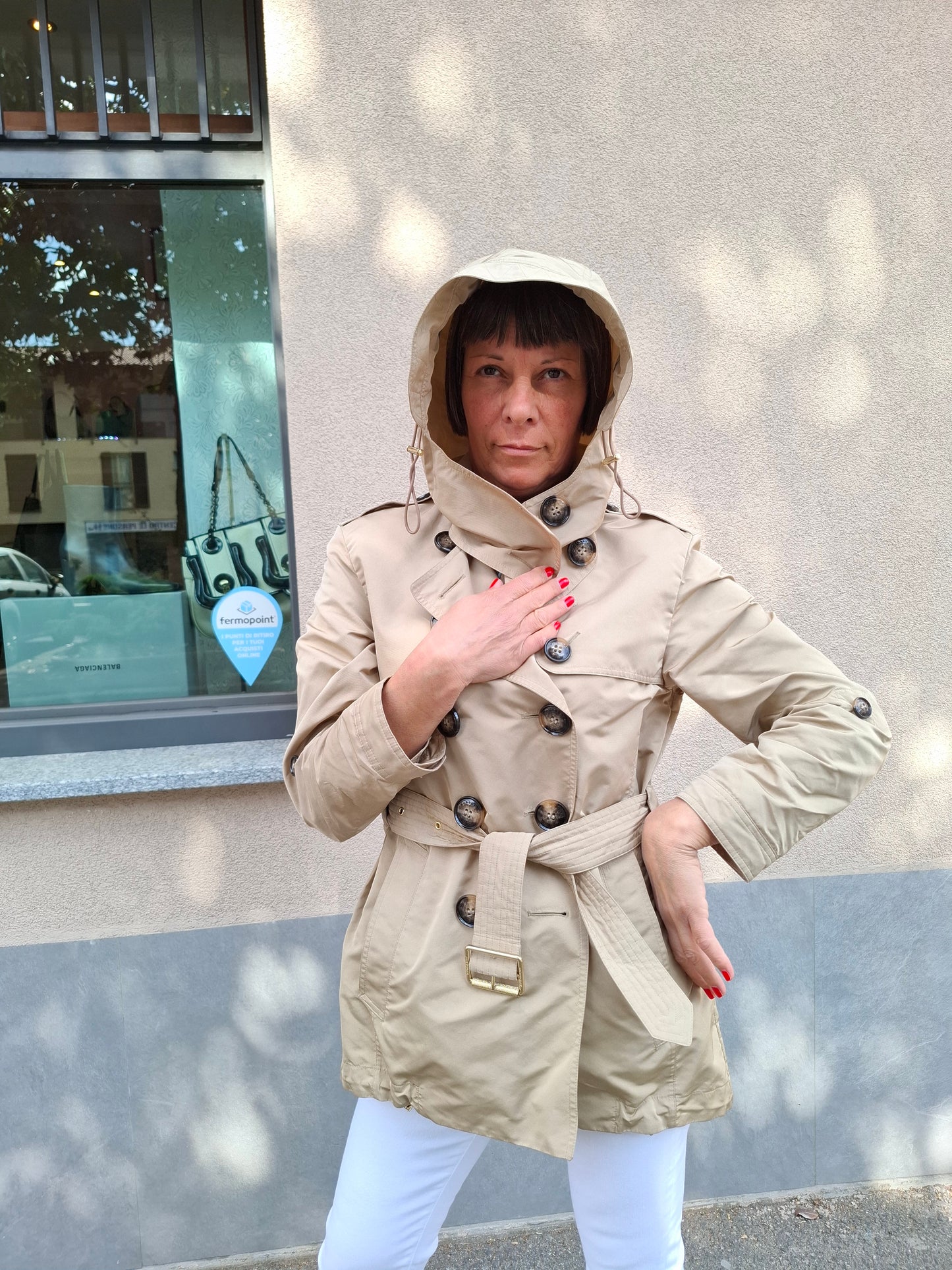 Trench Burberry tg 38 abbondante