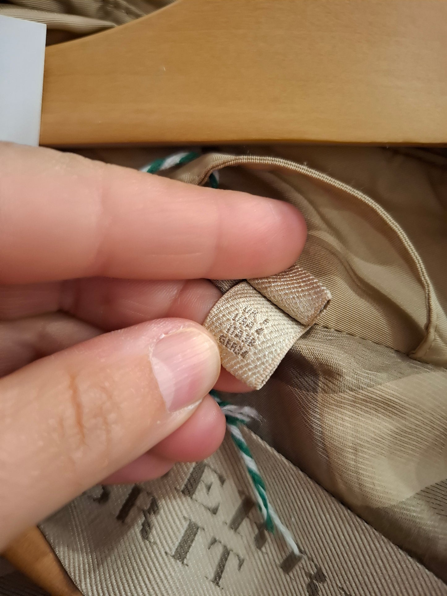 Trench Burberry tg 38 abbondante