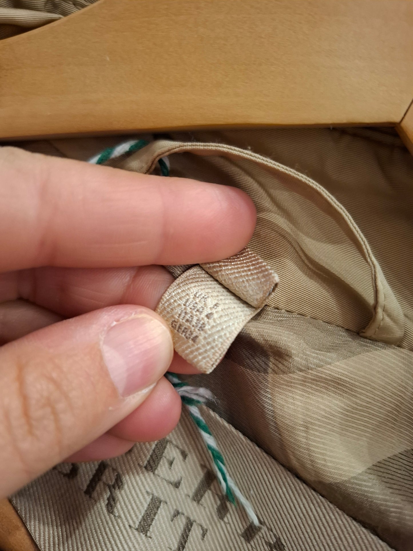 Trench Burberry tg 38 abbondante