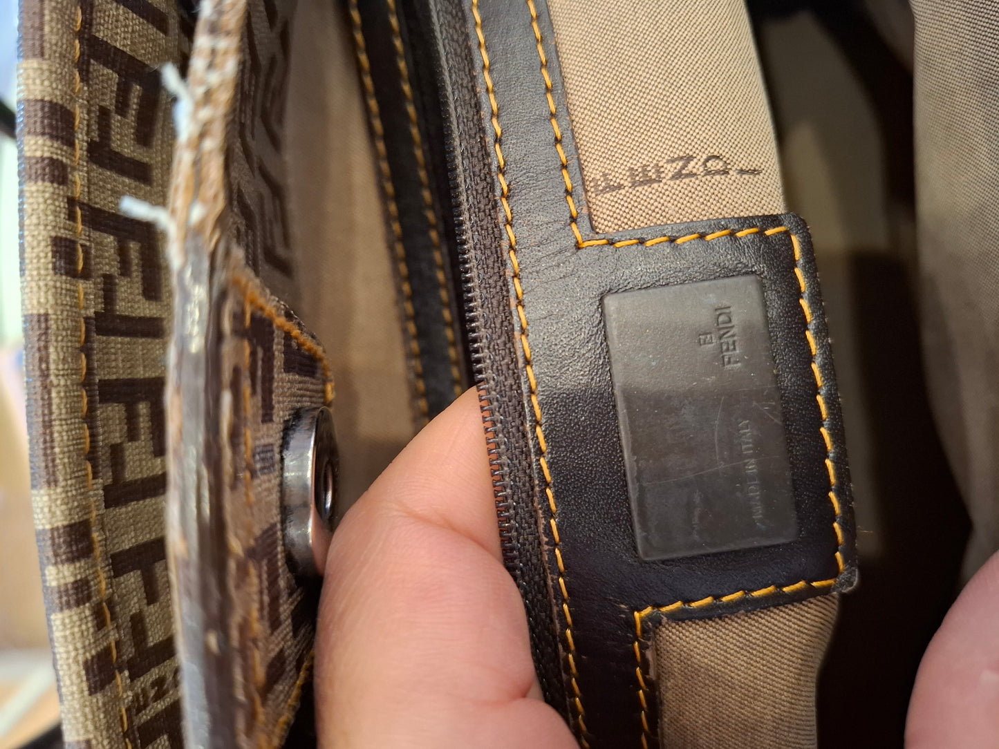 Borsa Fendi zucchino