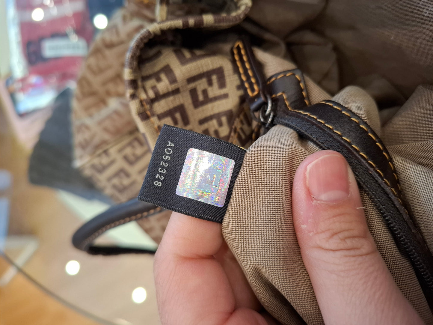 Borsa Fendi zucchino