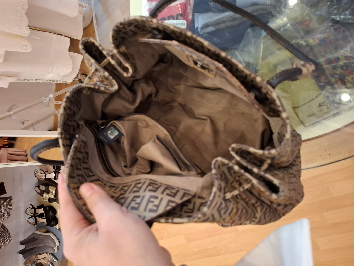 Borsa Fendi zucchino