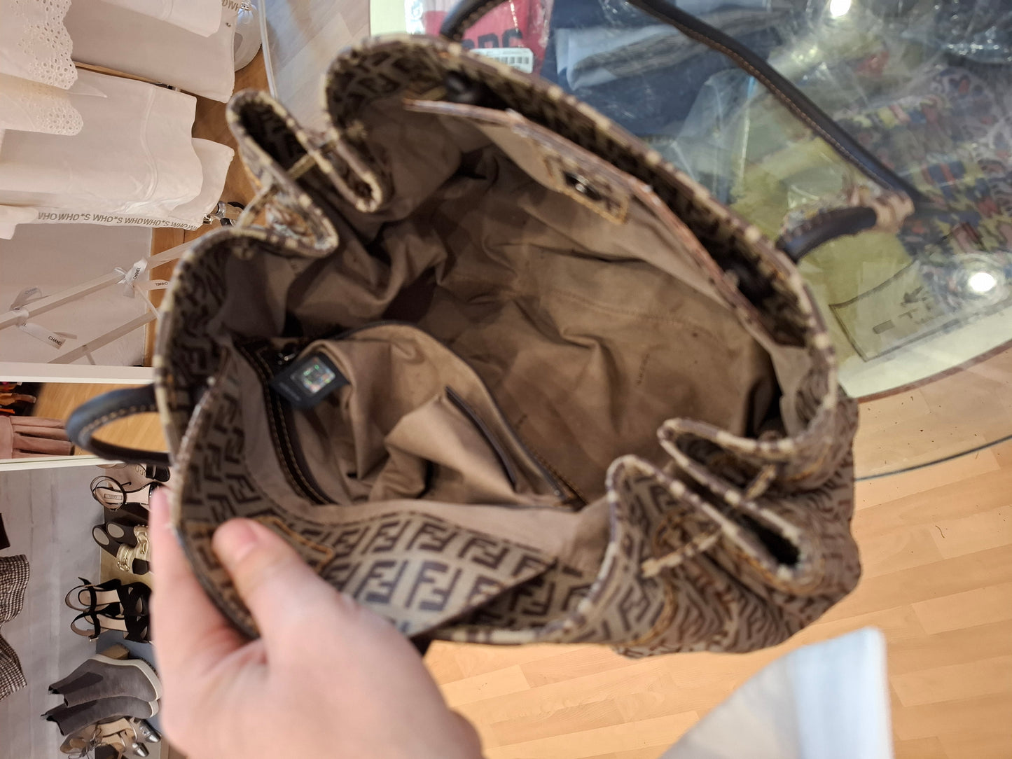 Borsa Fendi zucchino