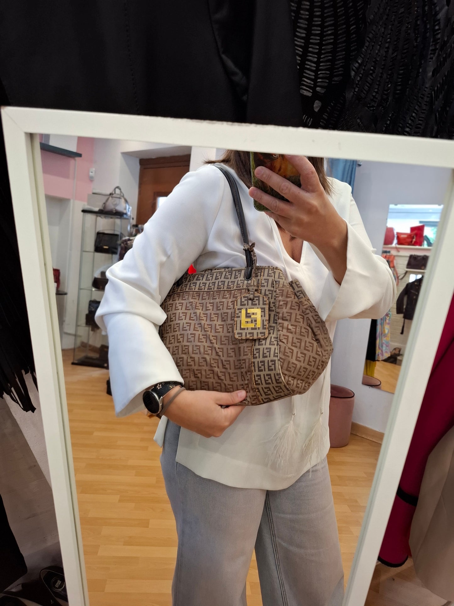 Borsa Fendi zucchino