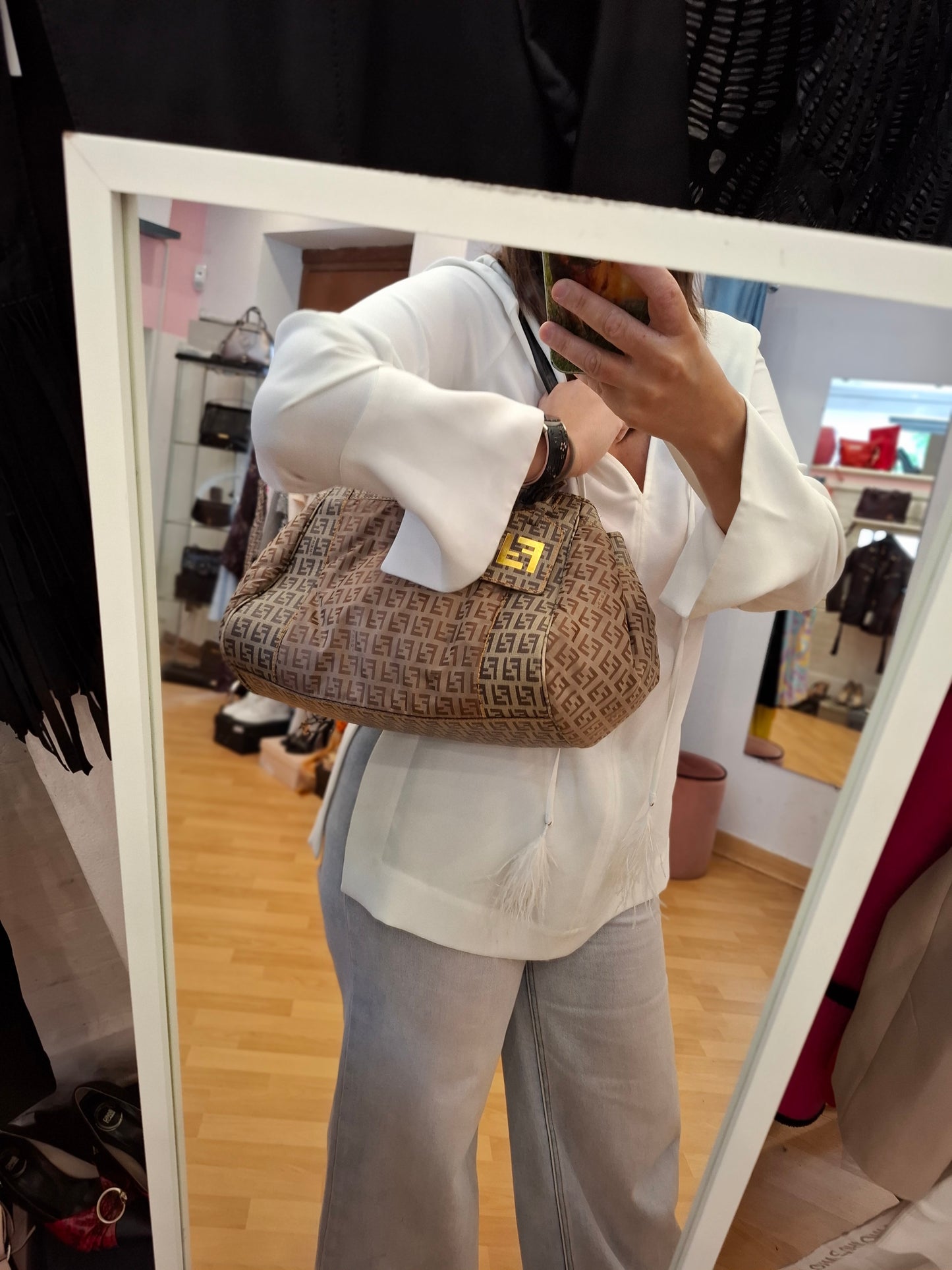 Borsa Fendi zucchino