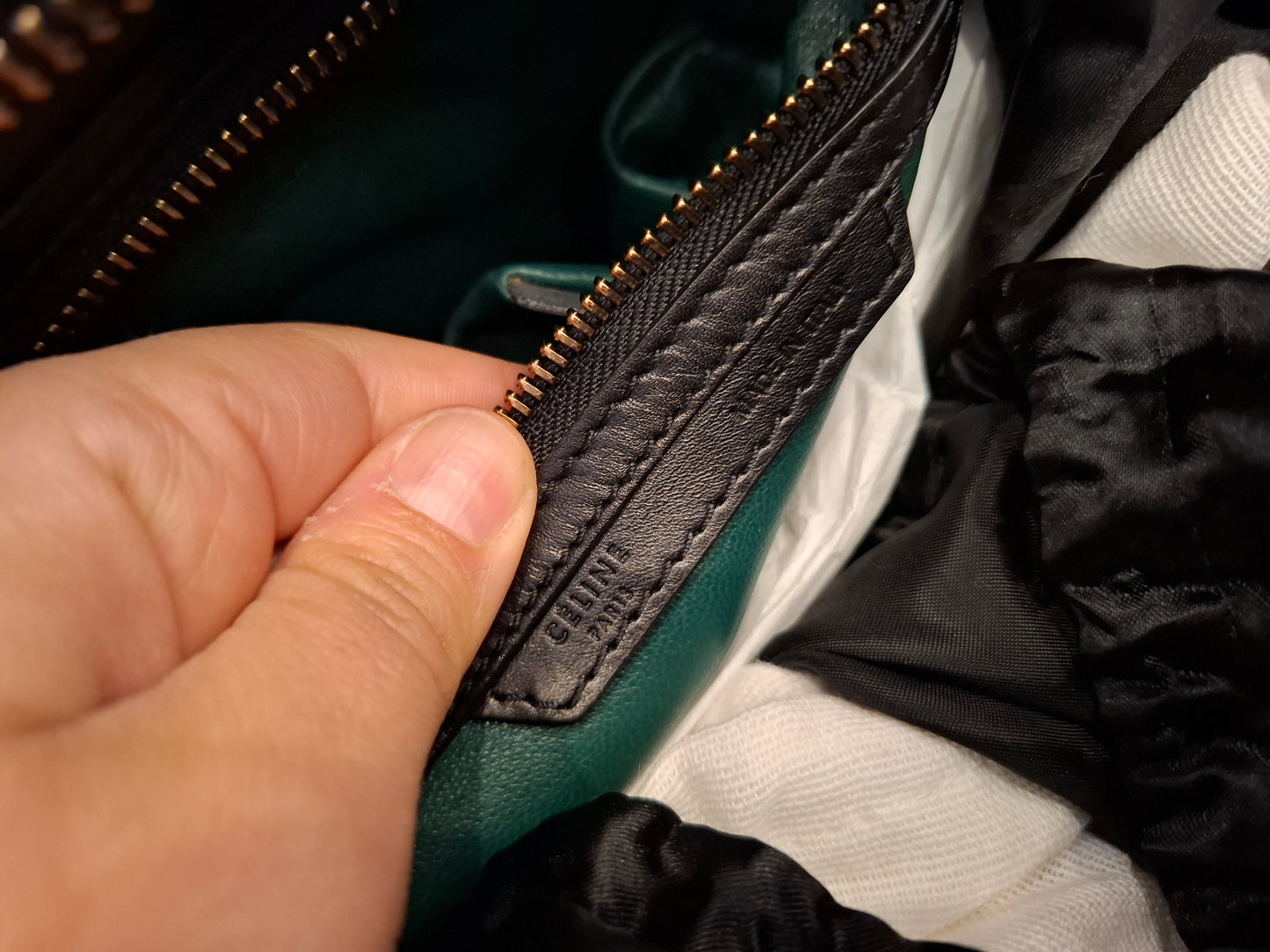 Borsa Celine bicolore Luggage