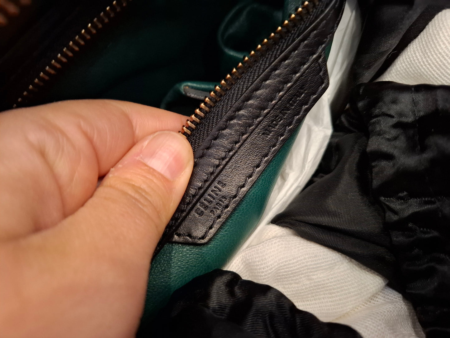 Borsa Celine bicolore Luggage