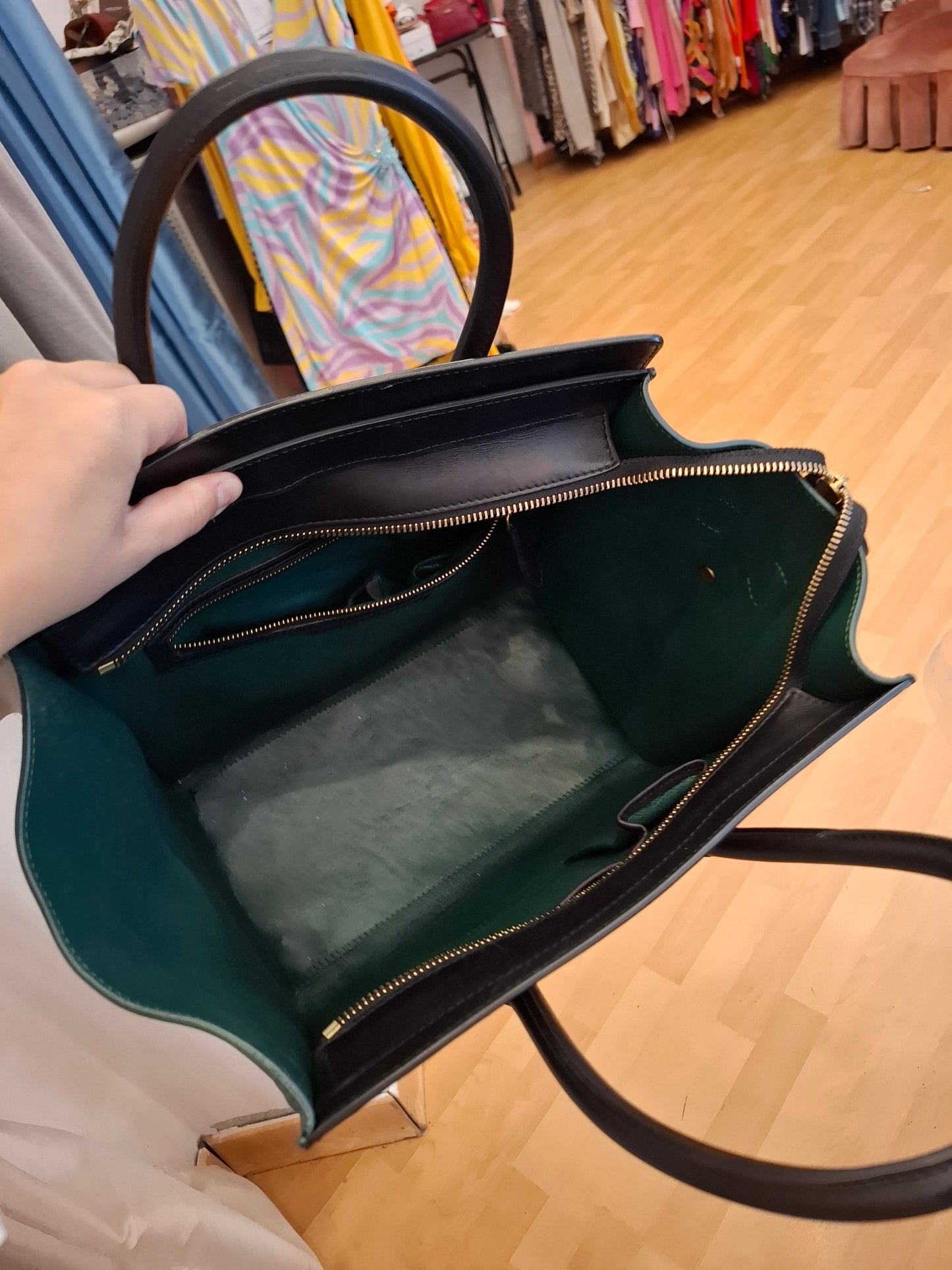 Borsa Celine bicolore Luggage