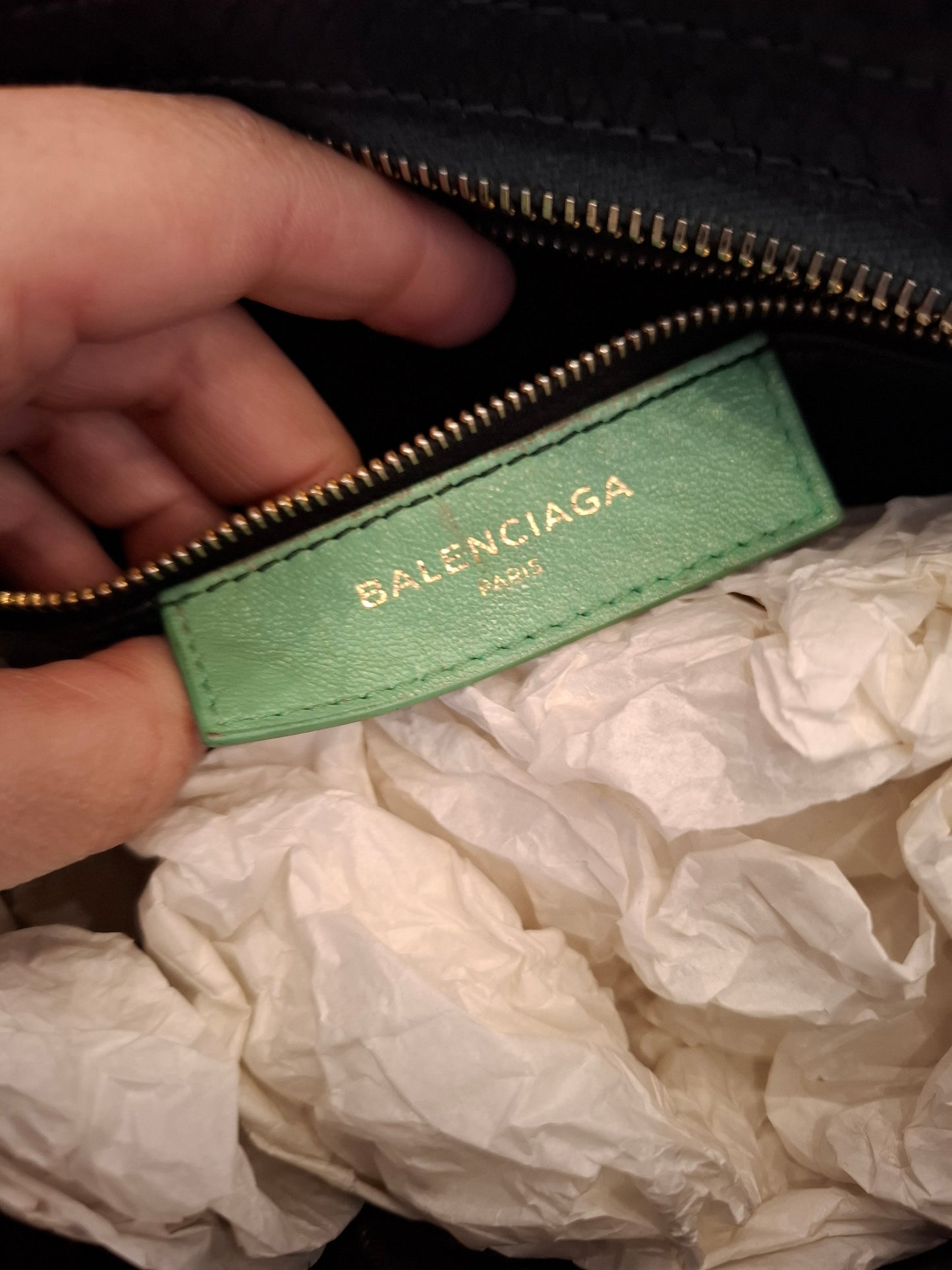 Balenciaga city nera in pitone