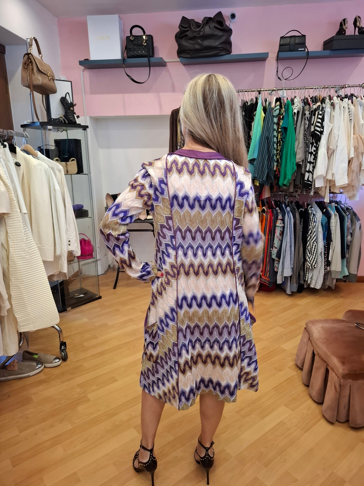 Cardigan Missoni Mare lamè tg S