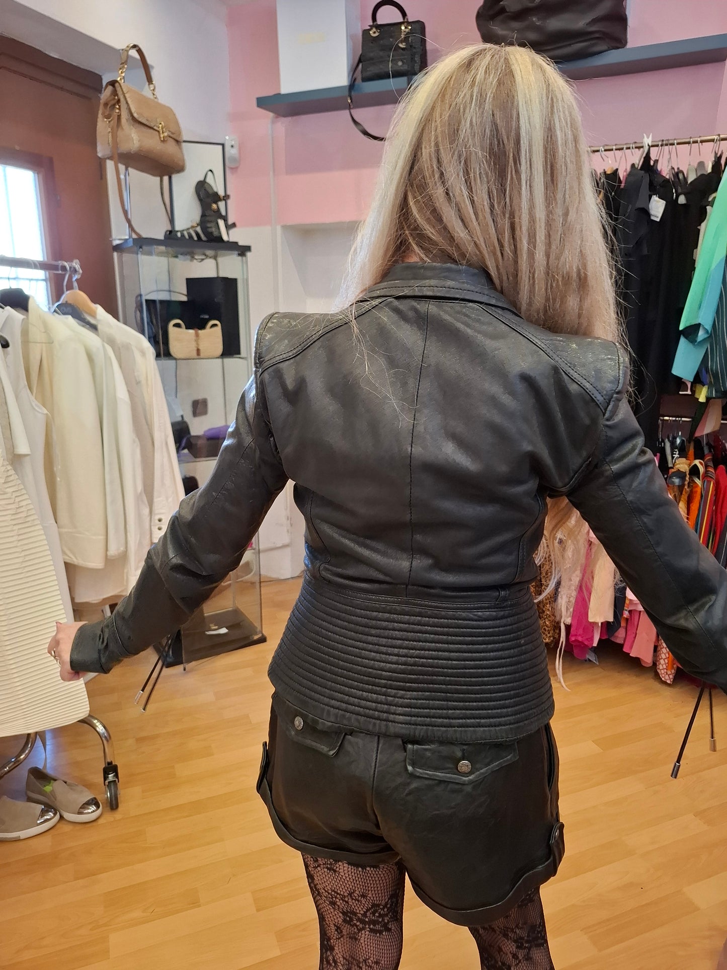 Giacca Dsquared vera pelle tg 40