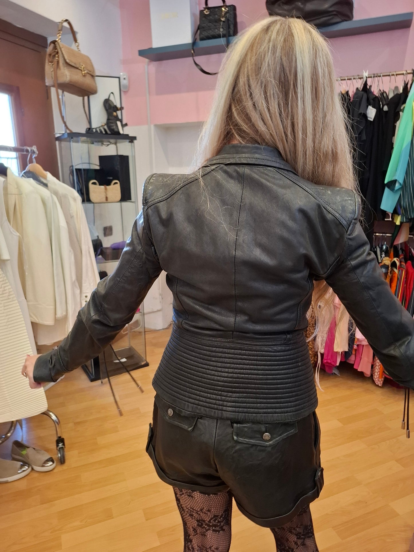 Giacca Dsquared vera pelle tg 40