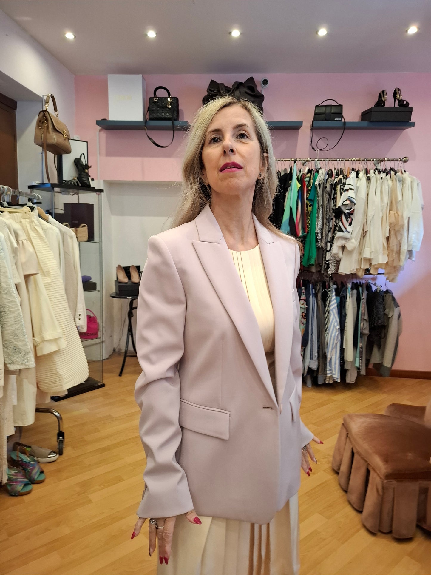 Giacca lilla Stella Mccartney nuova tg S