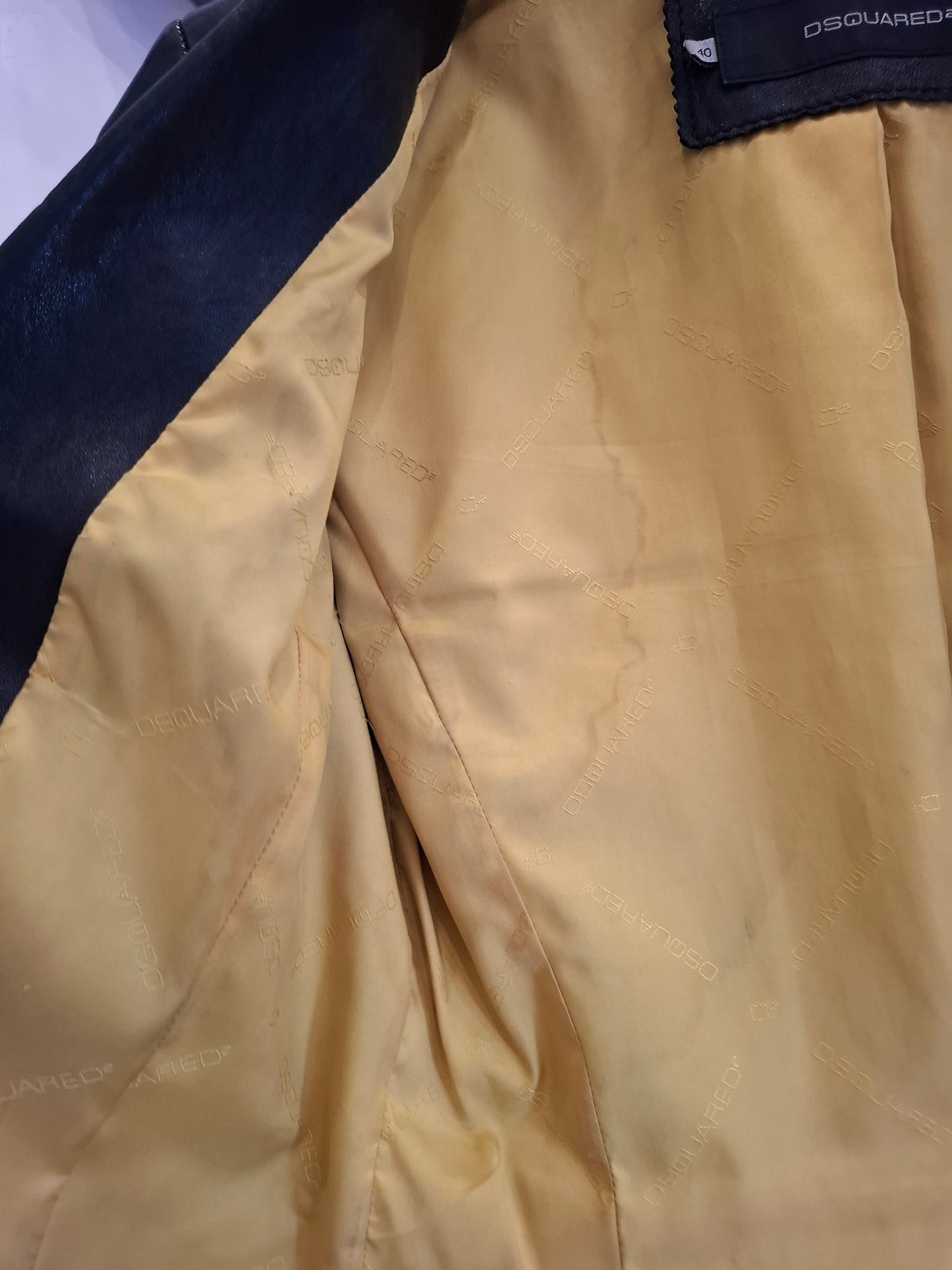 Giacca Dsquared vera pelle tg 40