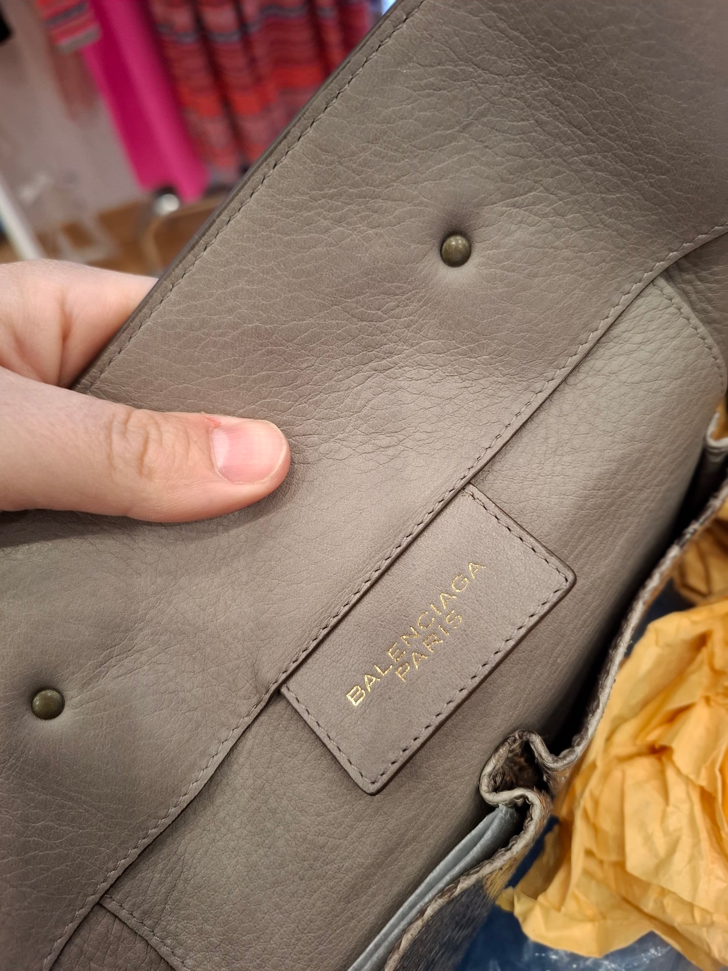 Borsa Balenciaga pitone