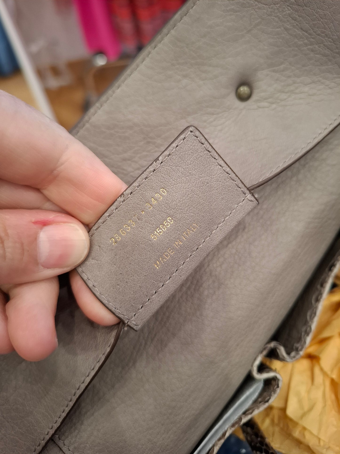 Borsa Balenciaga pitone