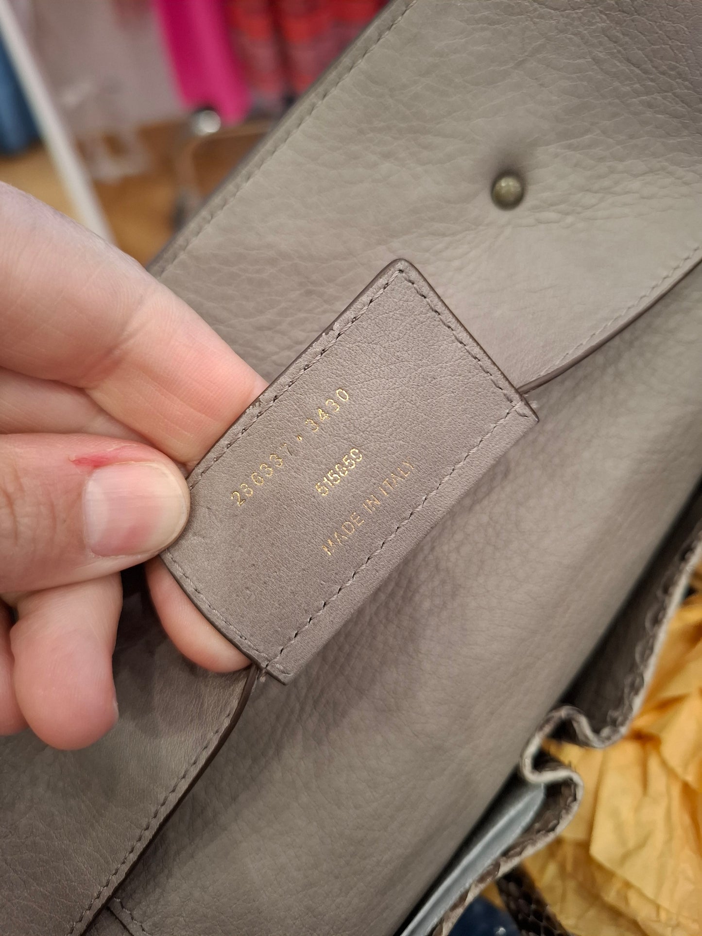 Borsa Balenciaga pitone