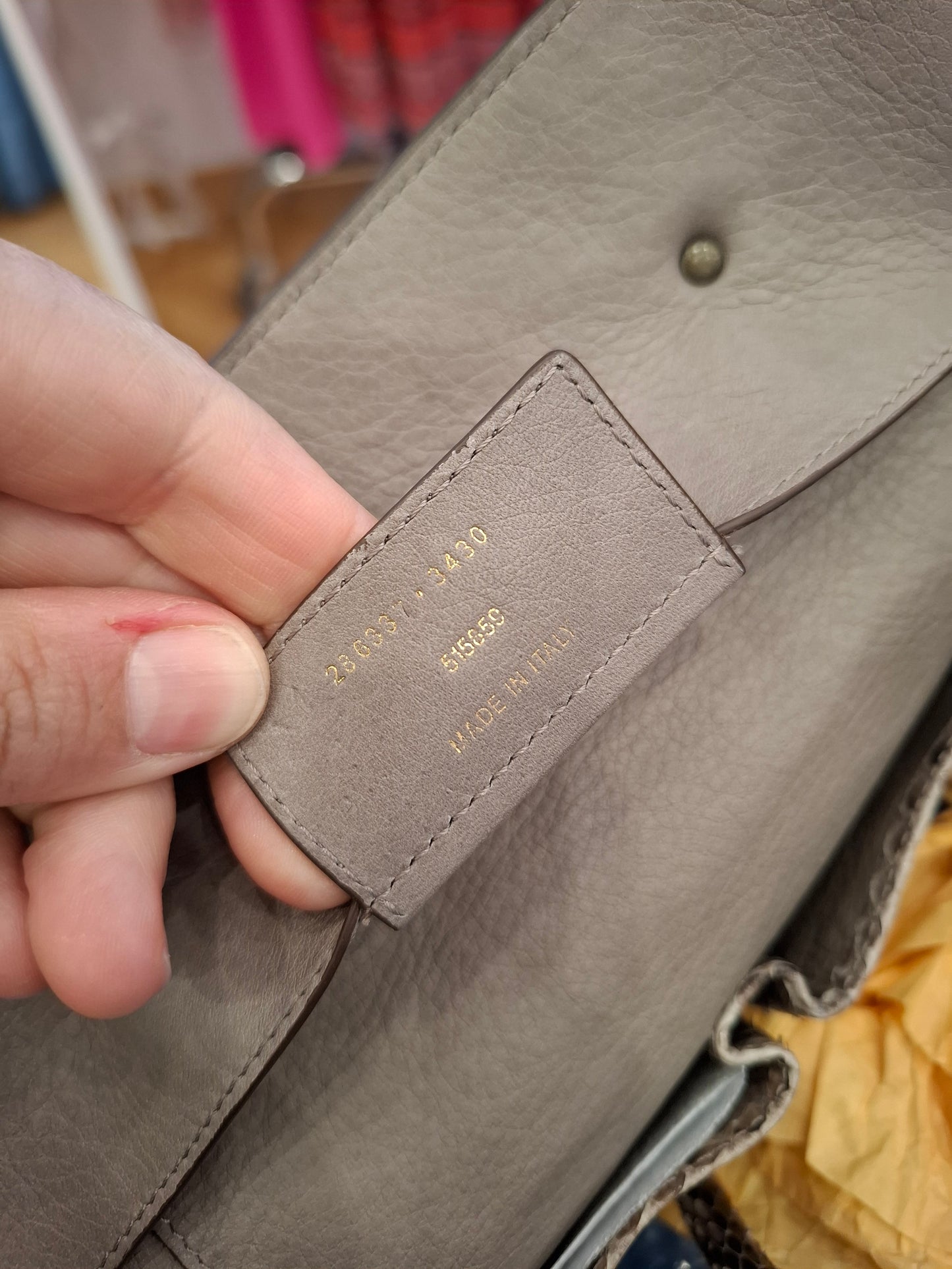 Borsa Balenciaga pitone