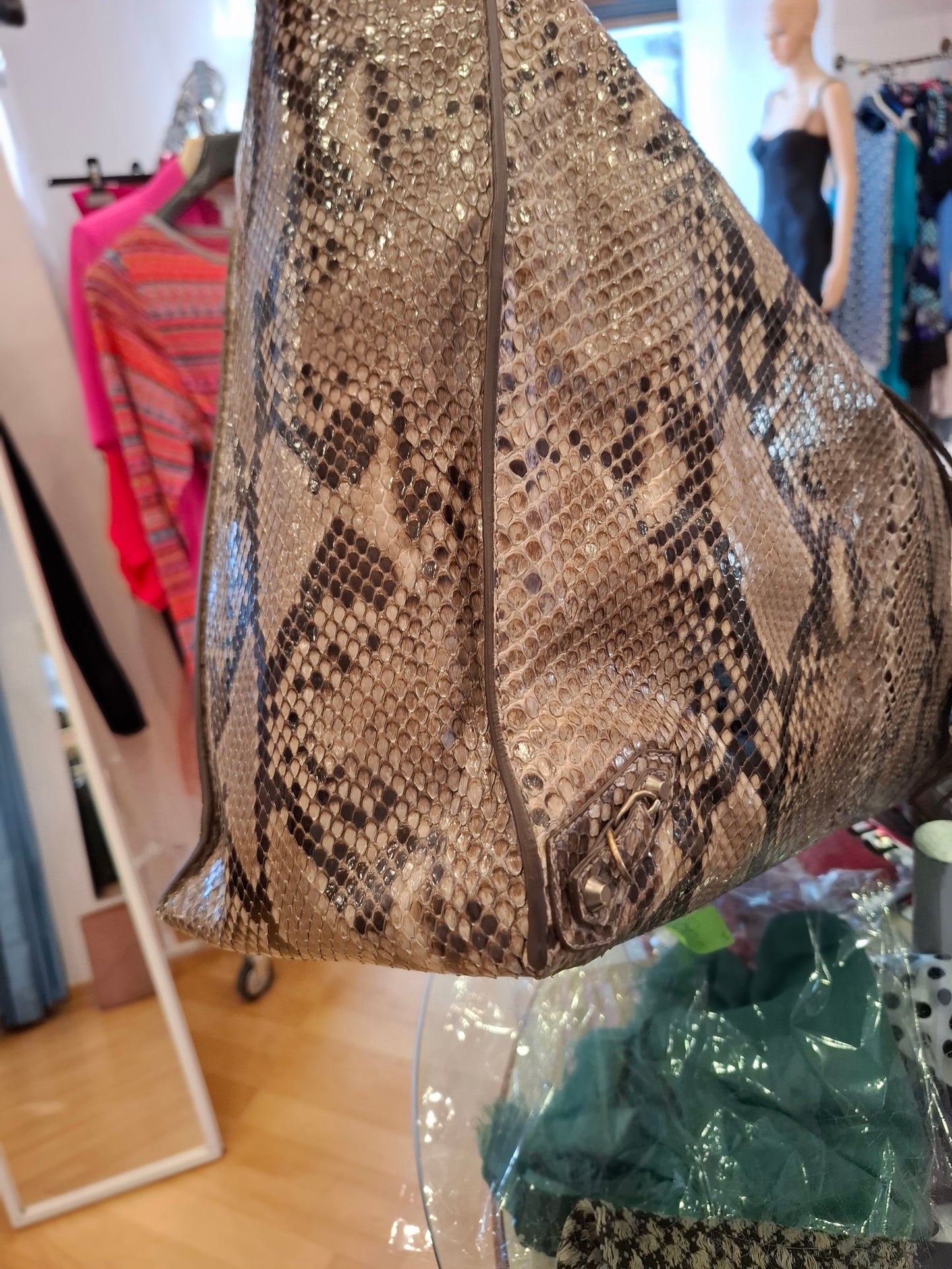 Borsa Balenciaga pitone