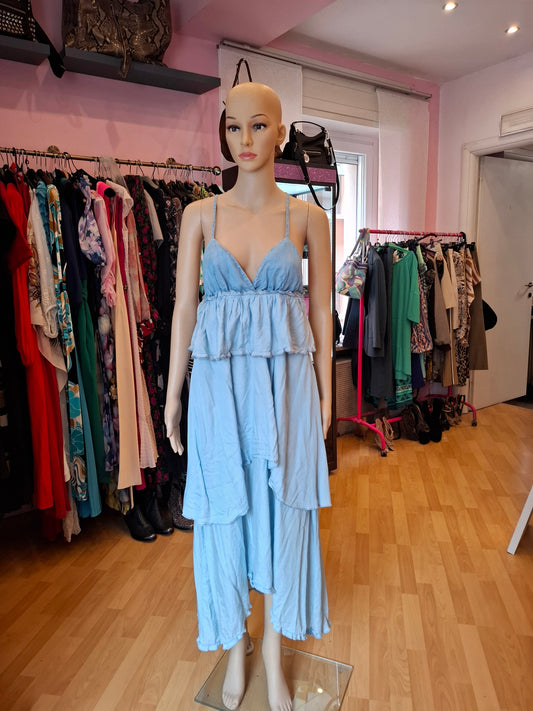 Abito Pinko balze azzurra tg 36