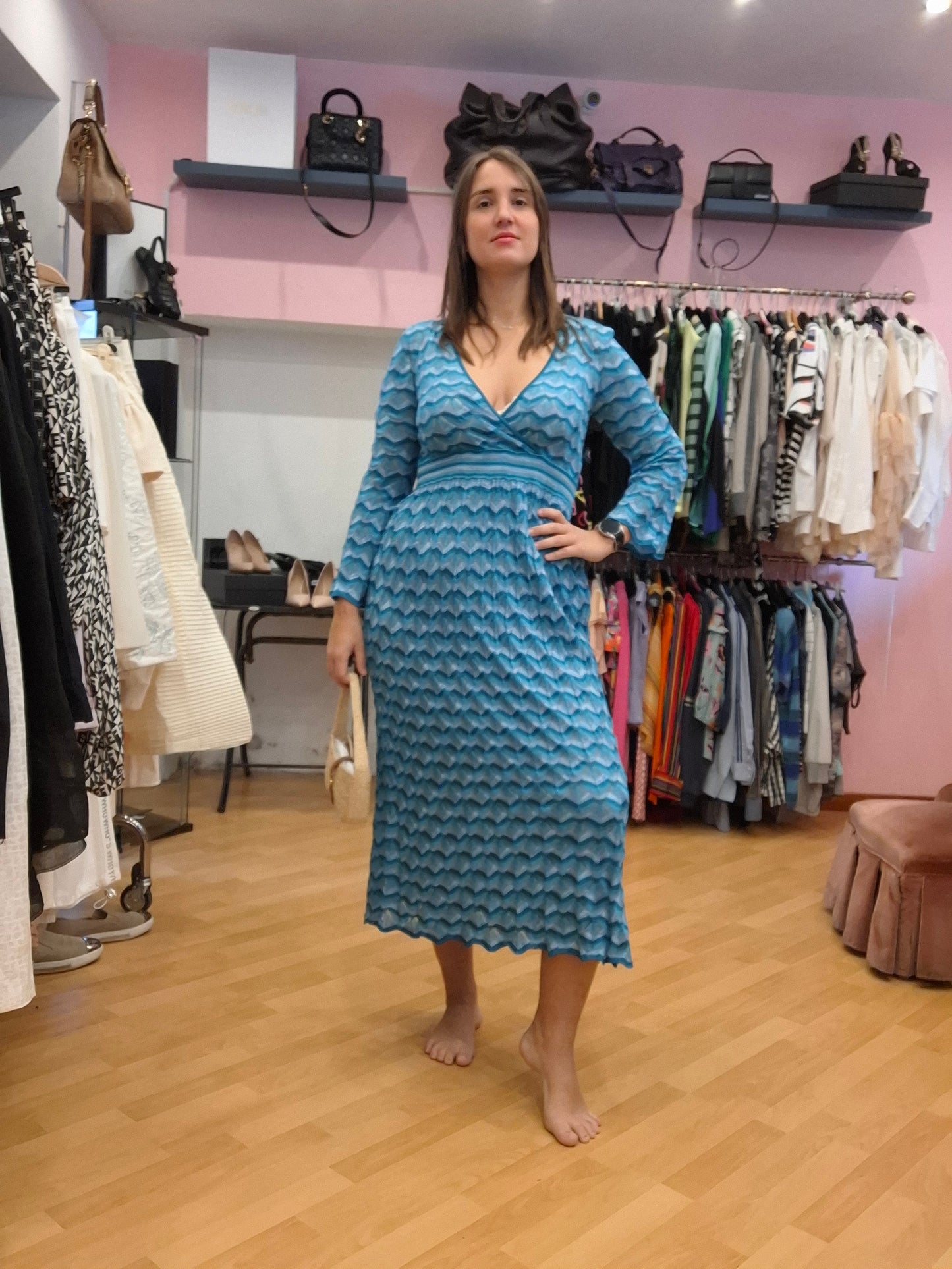 Abito Luisa Spagnoli lamè tg M